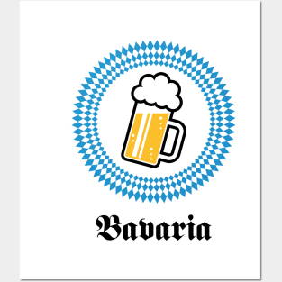 BAVARIA 1 BEER (MUNICH GERMANY) Posters and Art